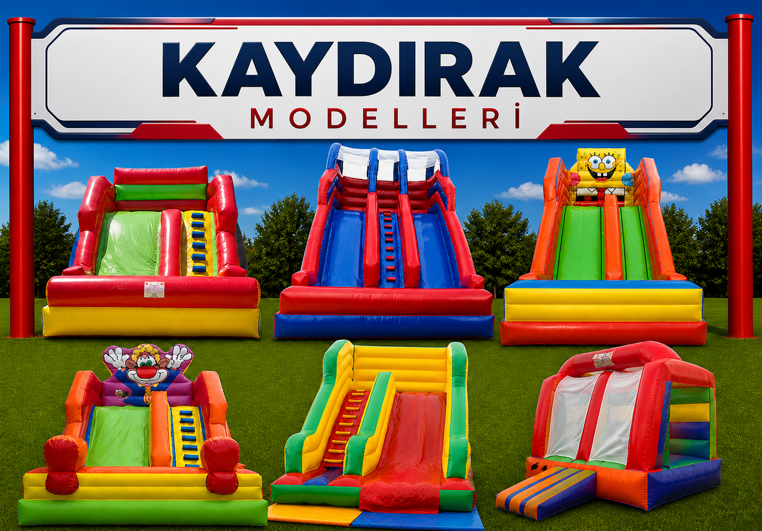 Şişme Kaydıraklar - Şişme Kaykay